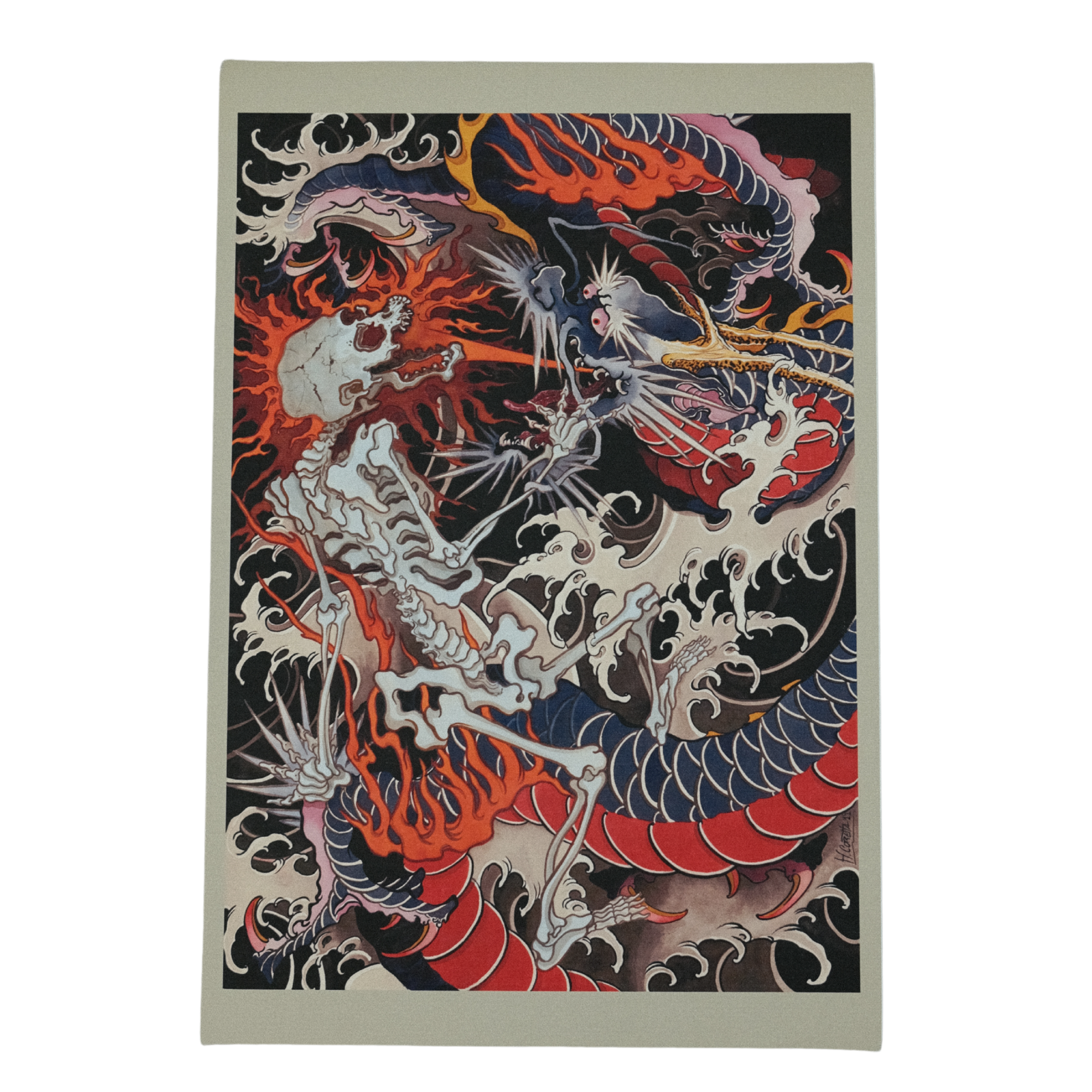Hernan Coretta Dragon Print