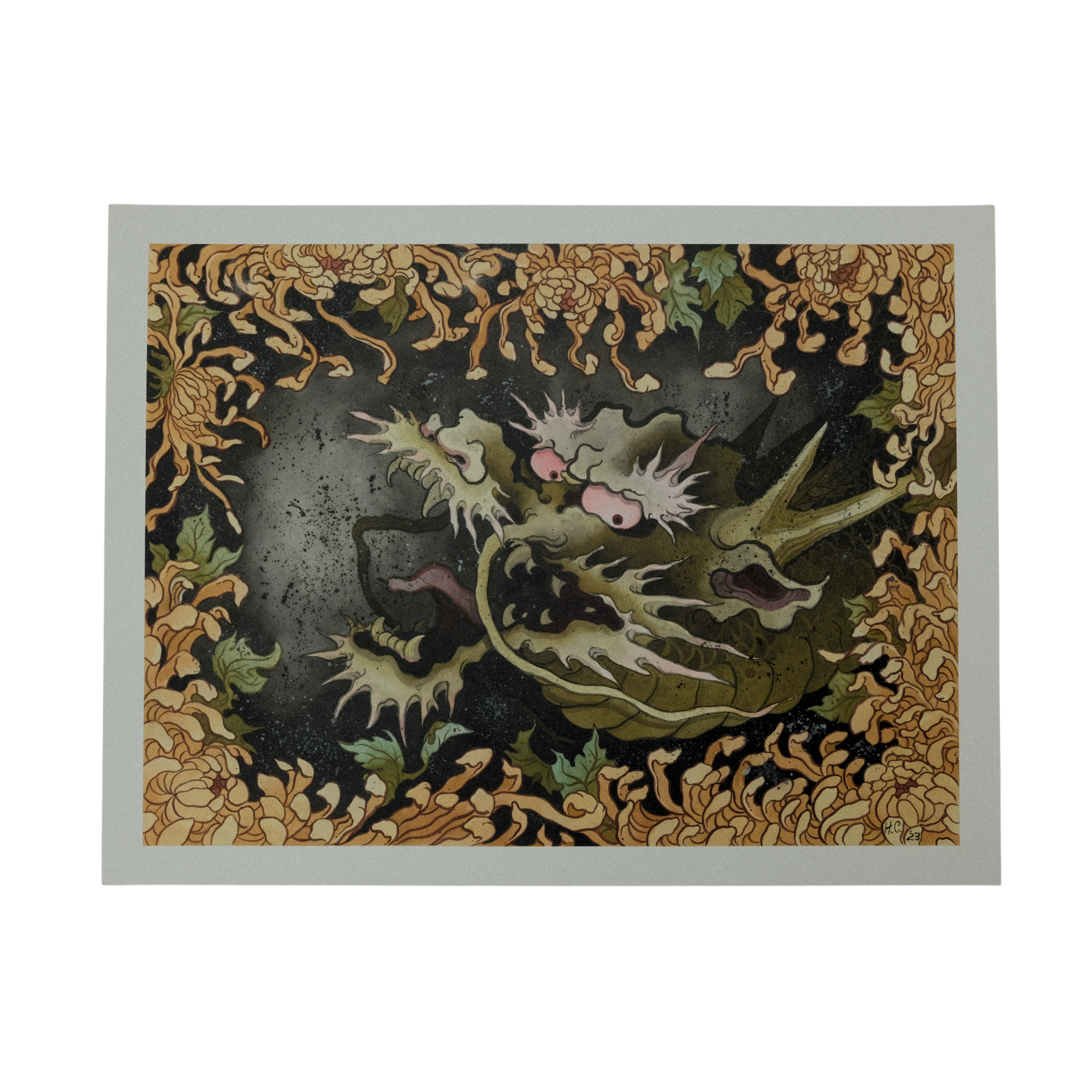 Hernan Coretta Dragon Print