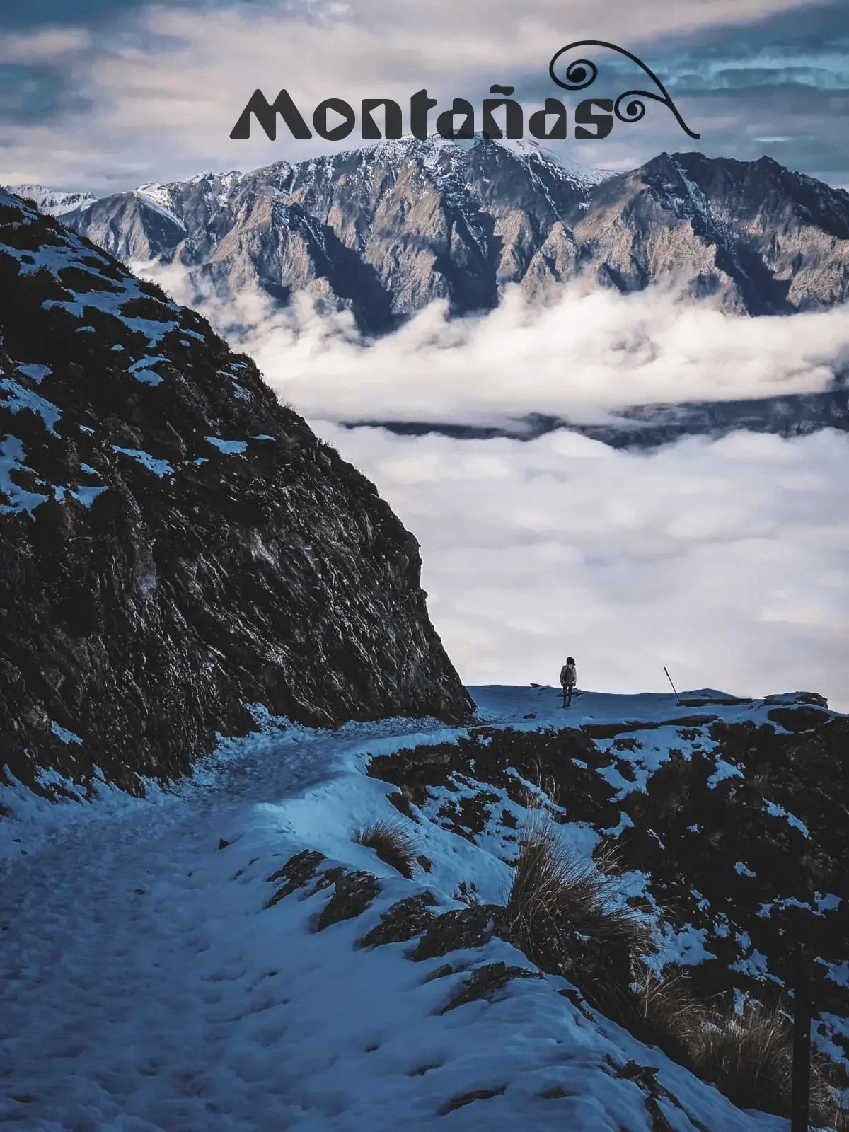 rutas de trekking en las montañas de la isla sur de Nueva Zelanda