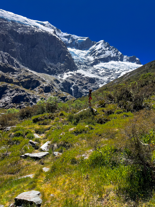 vistas del Glaciar Rob Roy en el Parque Nacional Mount Aspiring
