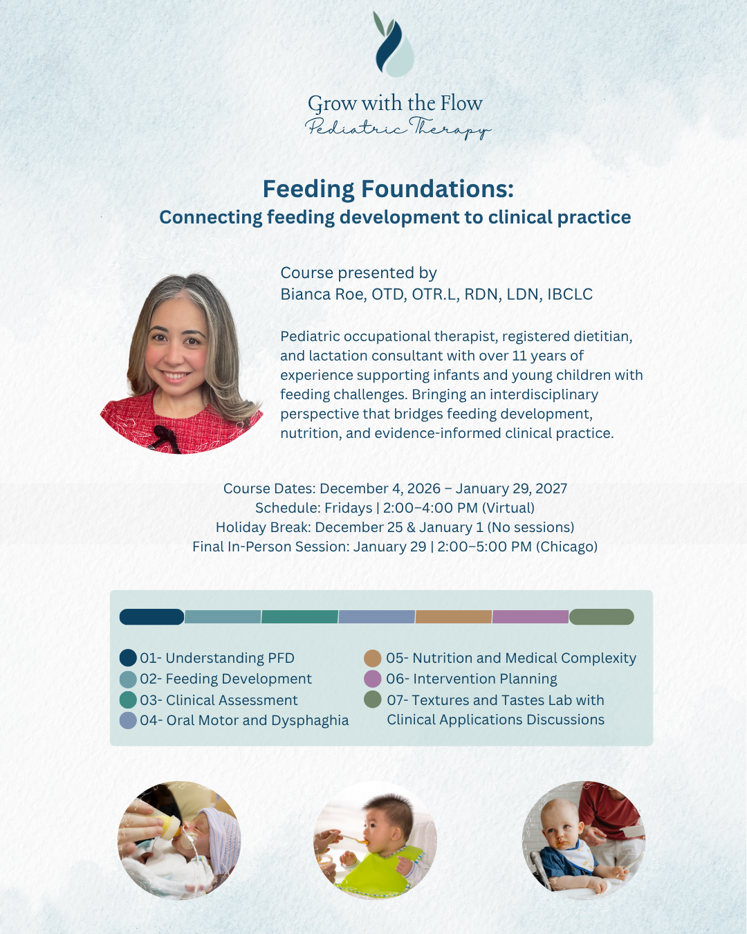 15 hour Course- Feeding Foundations: Feeding Development to Clinical Practice