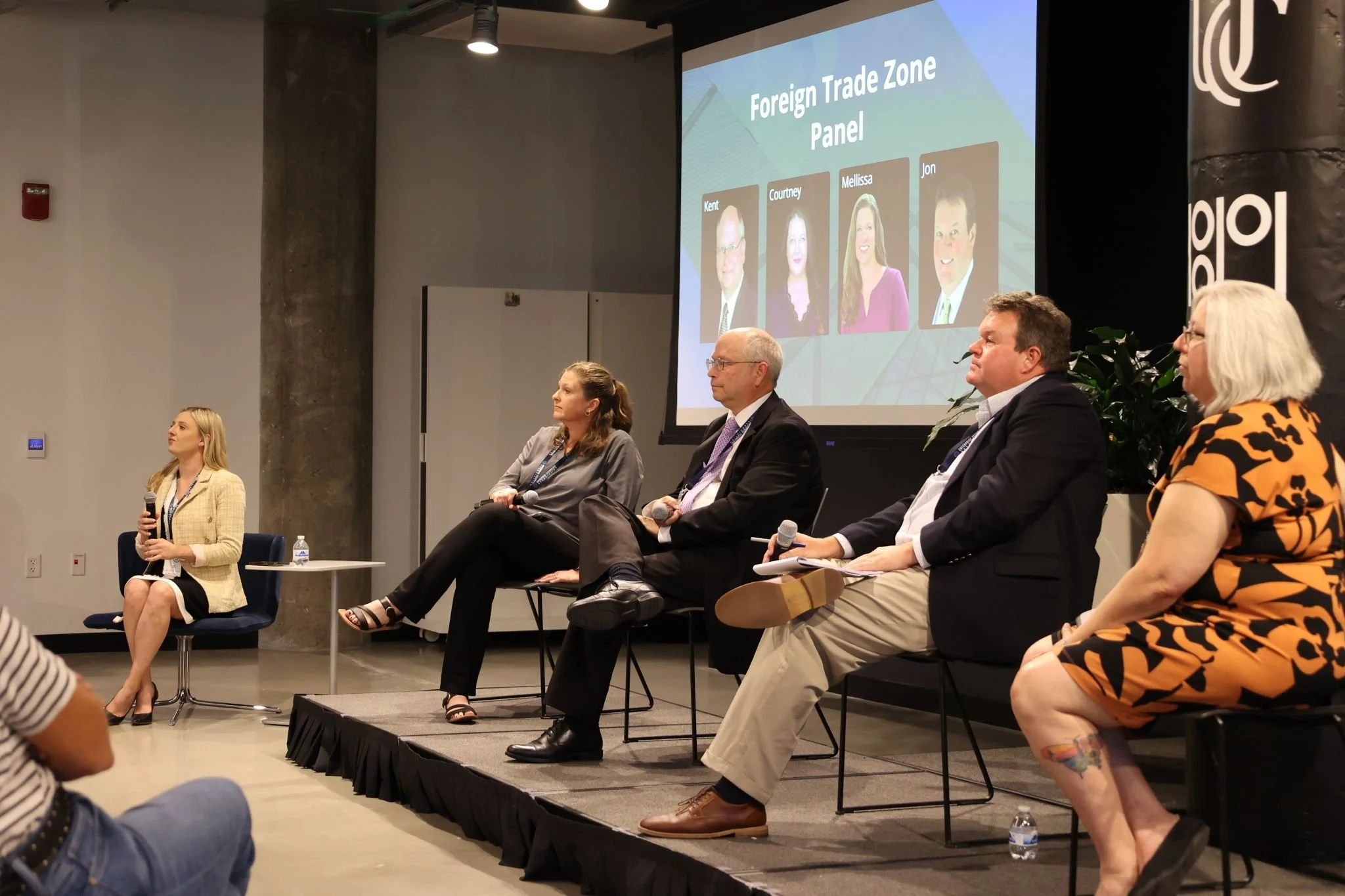 Lydia Chastain Moderating for the Cincinnati/Northern Kentucky International Airport Foreign Trade Zone Panel