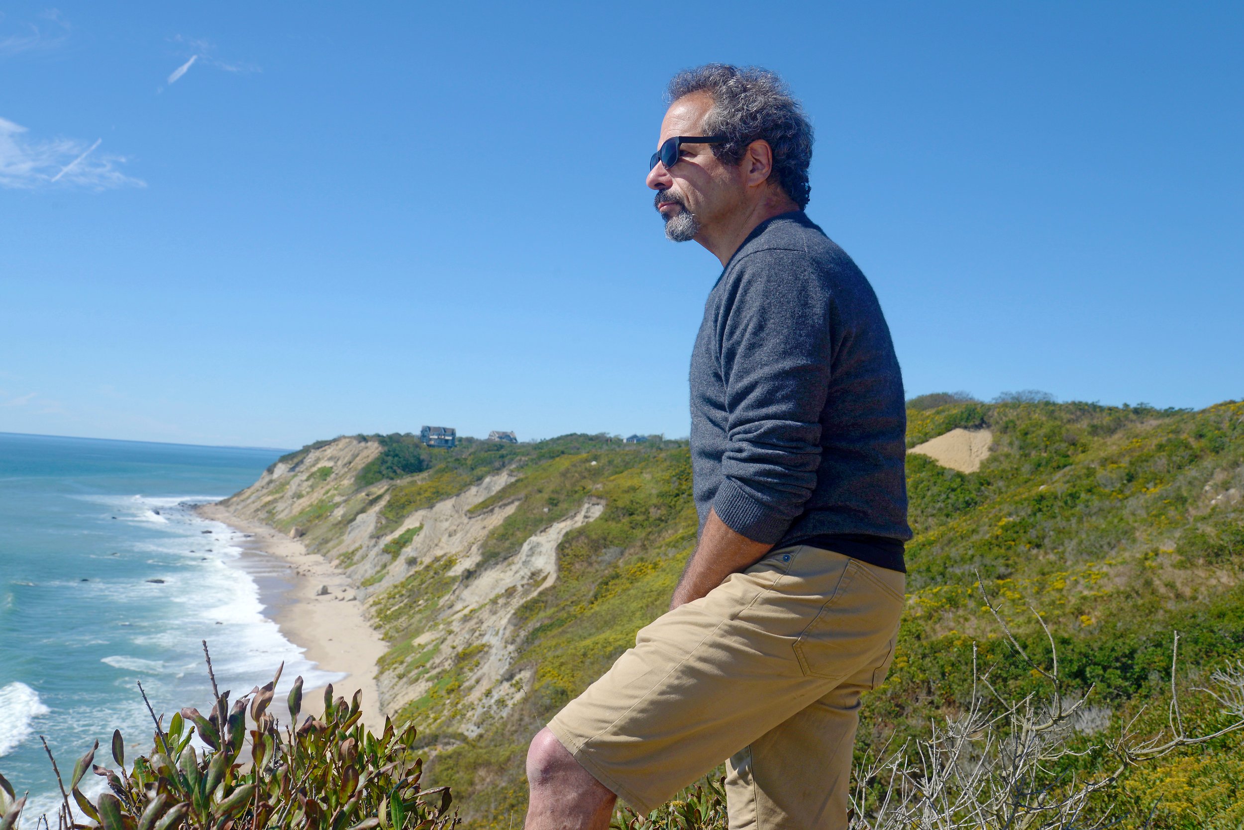 Elliott Ruga Boonton looking out over the coast