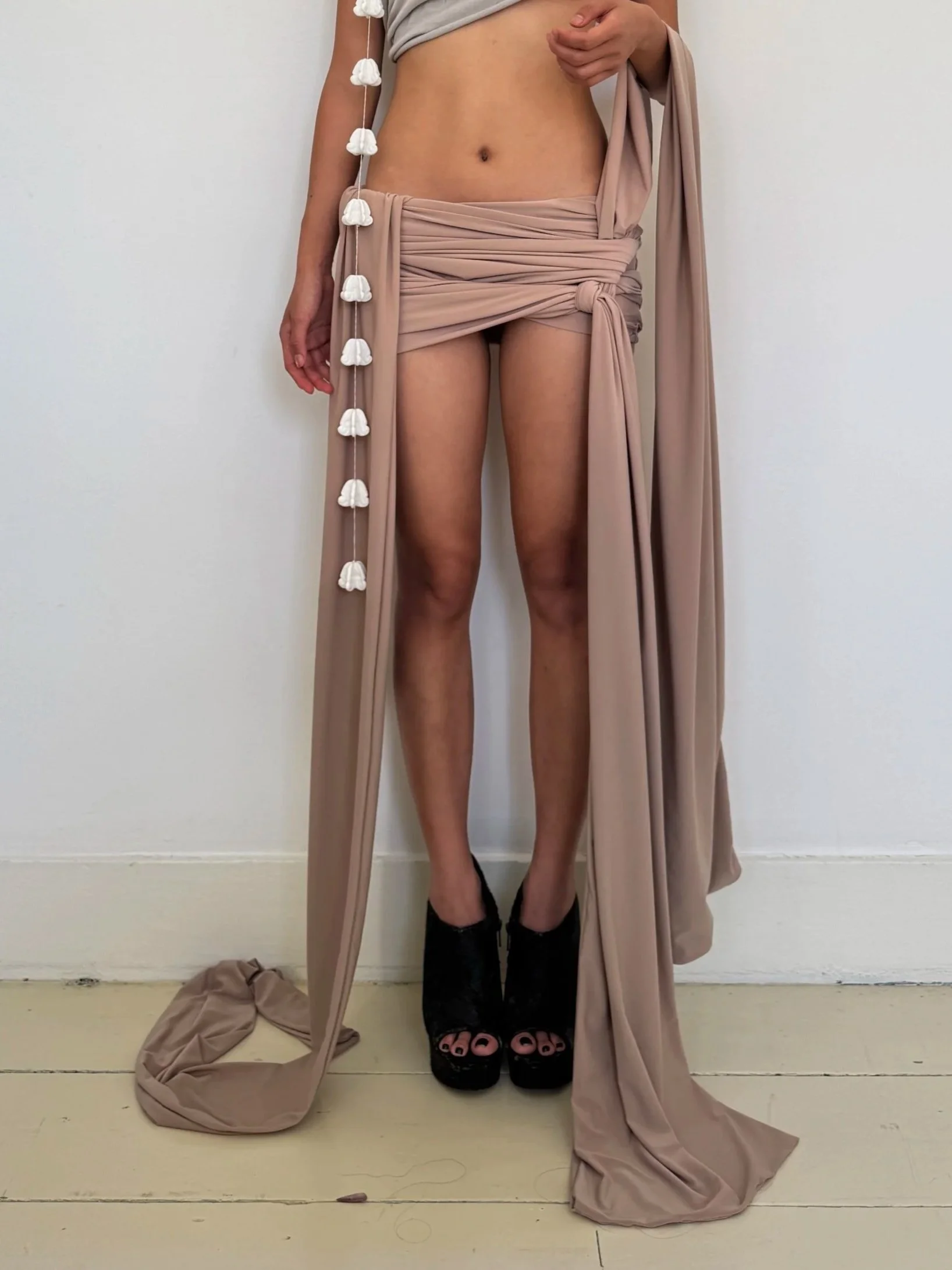 'Sabai' Skirt - Self Tied Multi-way Mini Skirt (Pre-order)