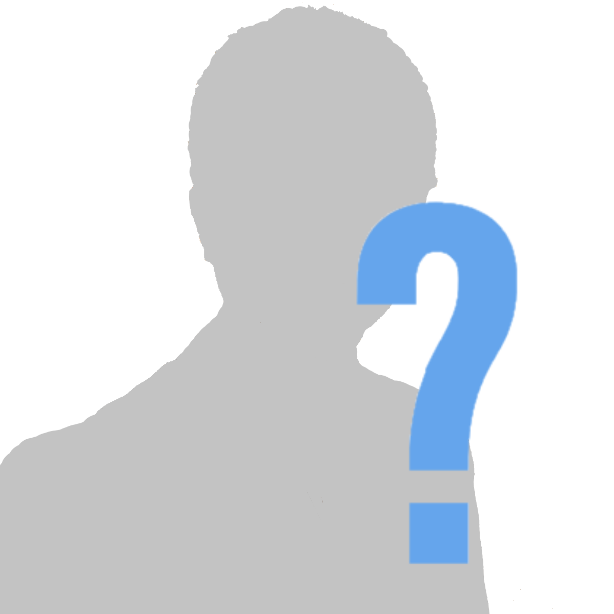 Silhouette of a person with a large blue question mark in front of their face. Designed by Sydenham Marketing.