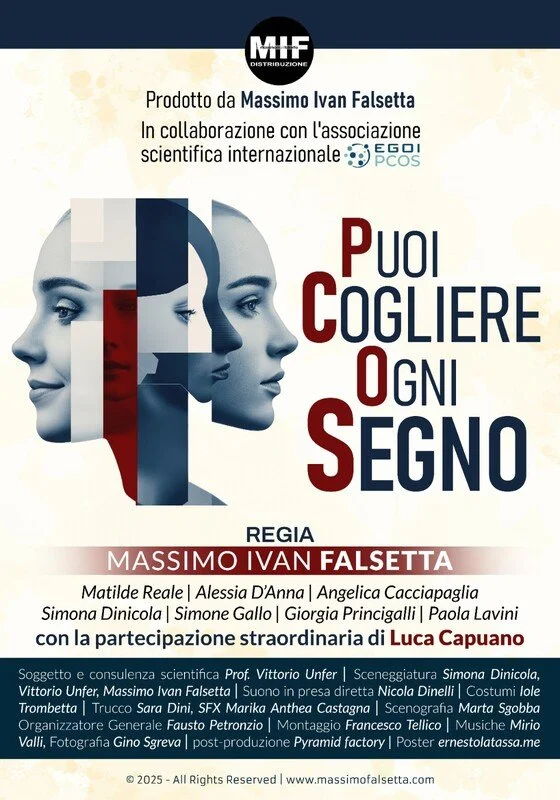 A poster in Italian language