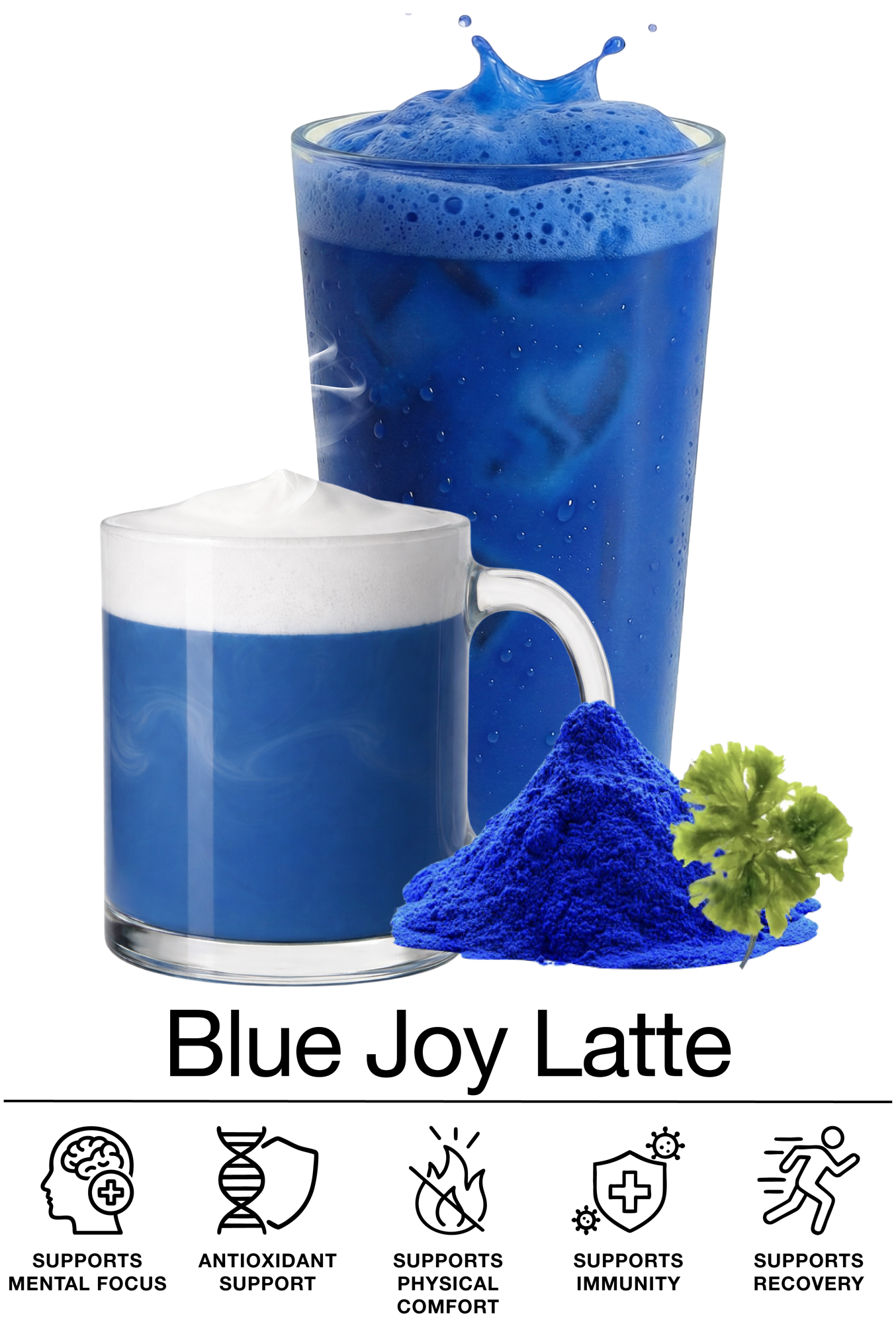 Blue Joy Latte