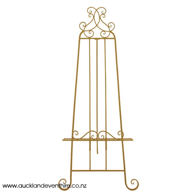 Gold Scroll Easel