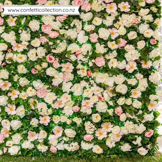 flower-wall-backdrop-hire-whangarei-event-party-wedding-rent