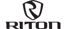 Riton logo featuring a stylized shield with a check mark inside