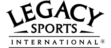 Legacy Sports International logo with stylized text.