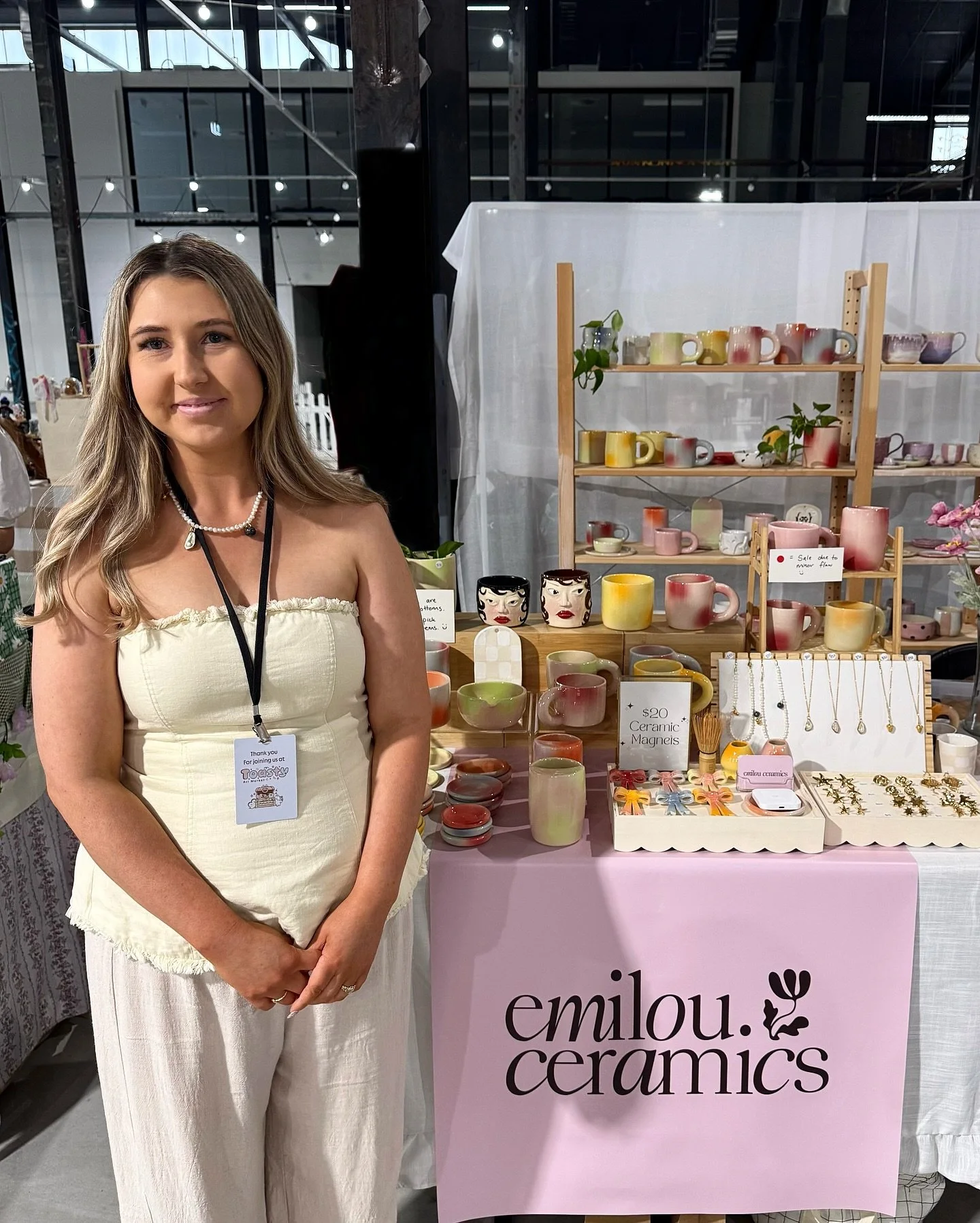 Thank you @toastyartmarket for having me! Was an awesome weekend meeting new people ✨