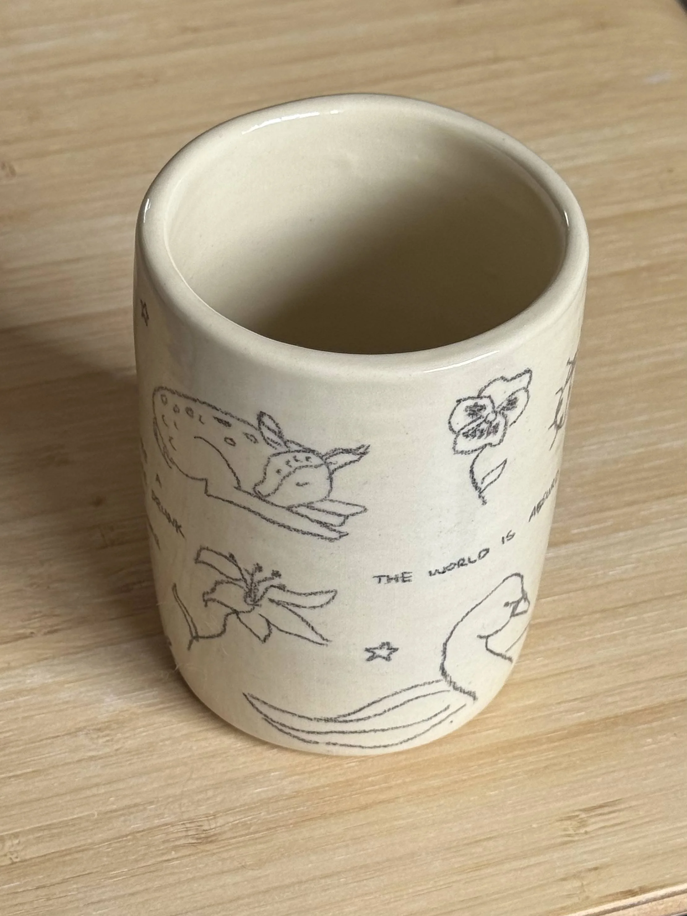 Like a Bee Drunk on Spring: Doodle Cup