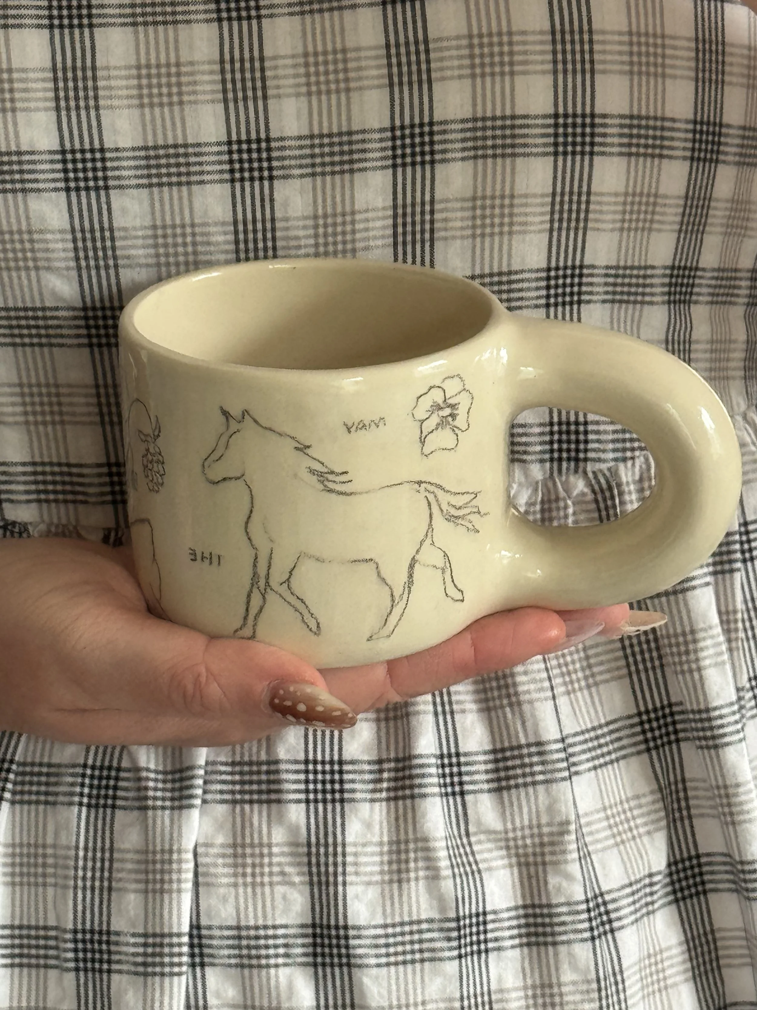 May The Flowers Remind Us: Doodle Mug