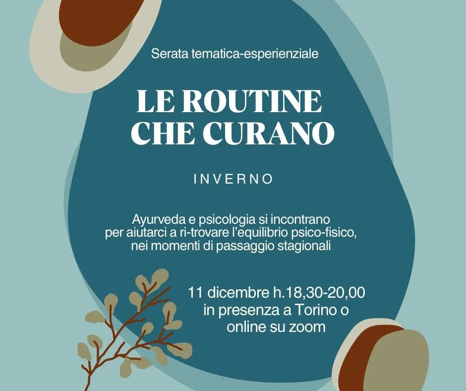 Le routine che curano - Inverno