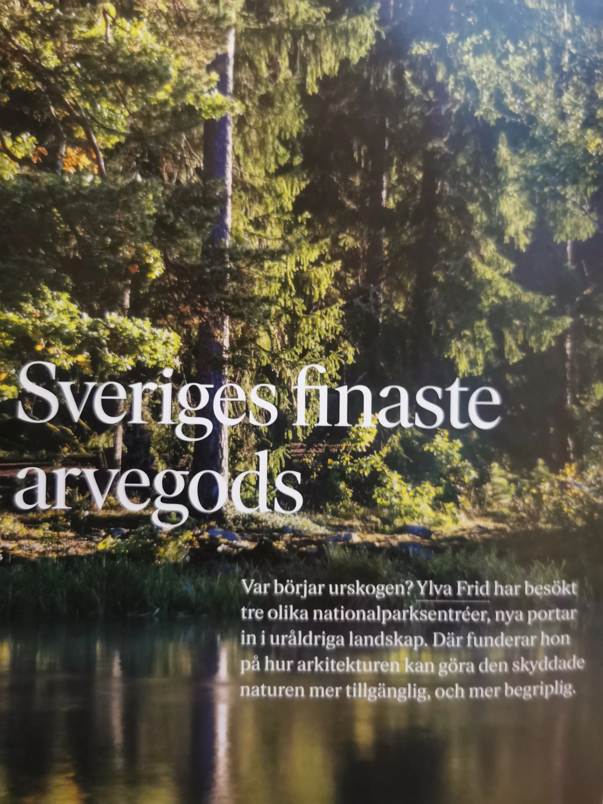 Sveriges finaste arvegods - tre nya nationalparksentréer