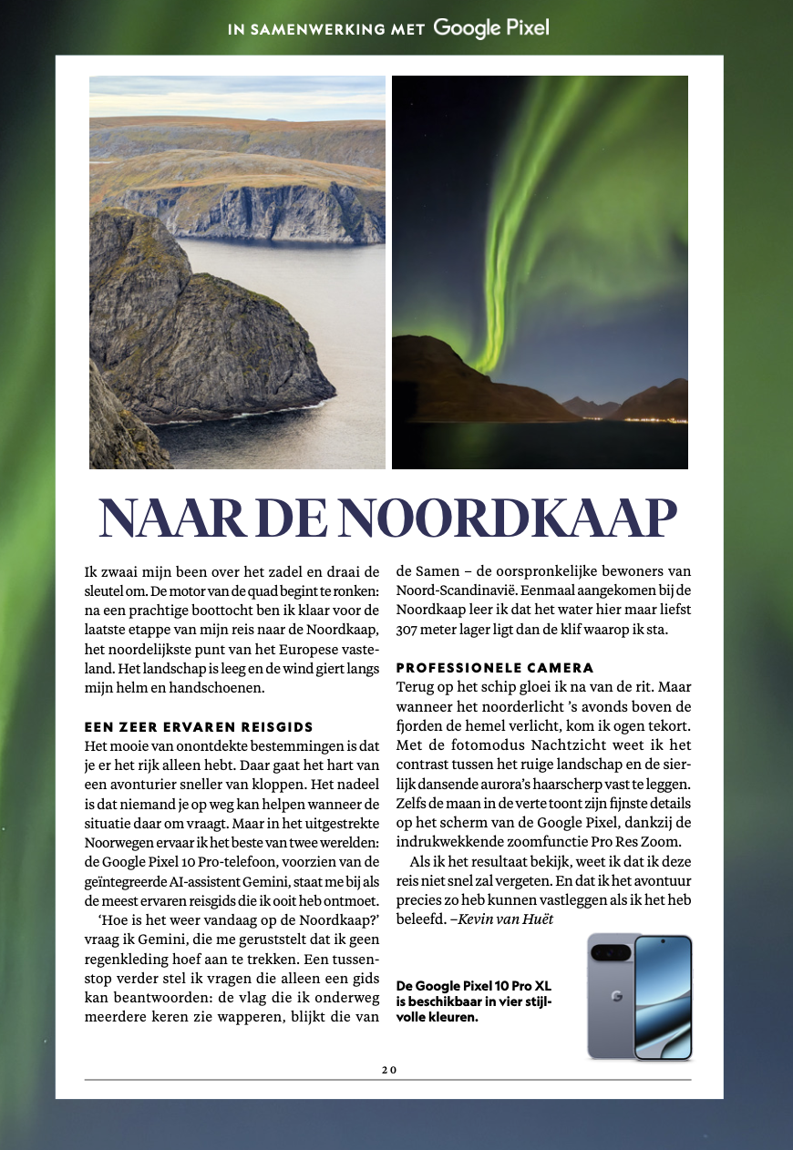 Print branded content article