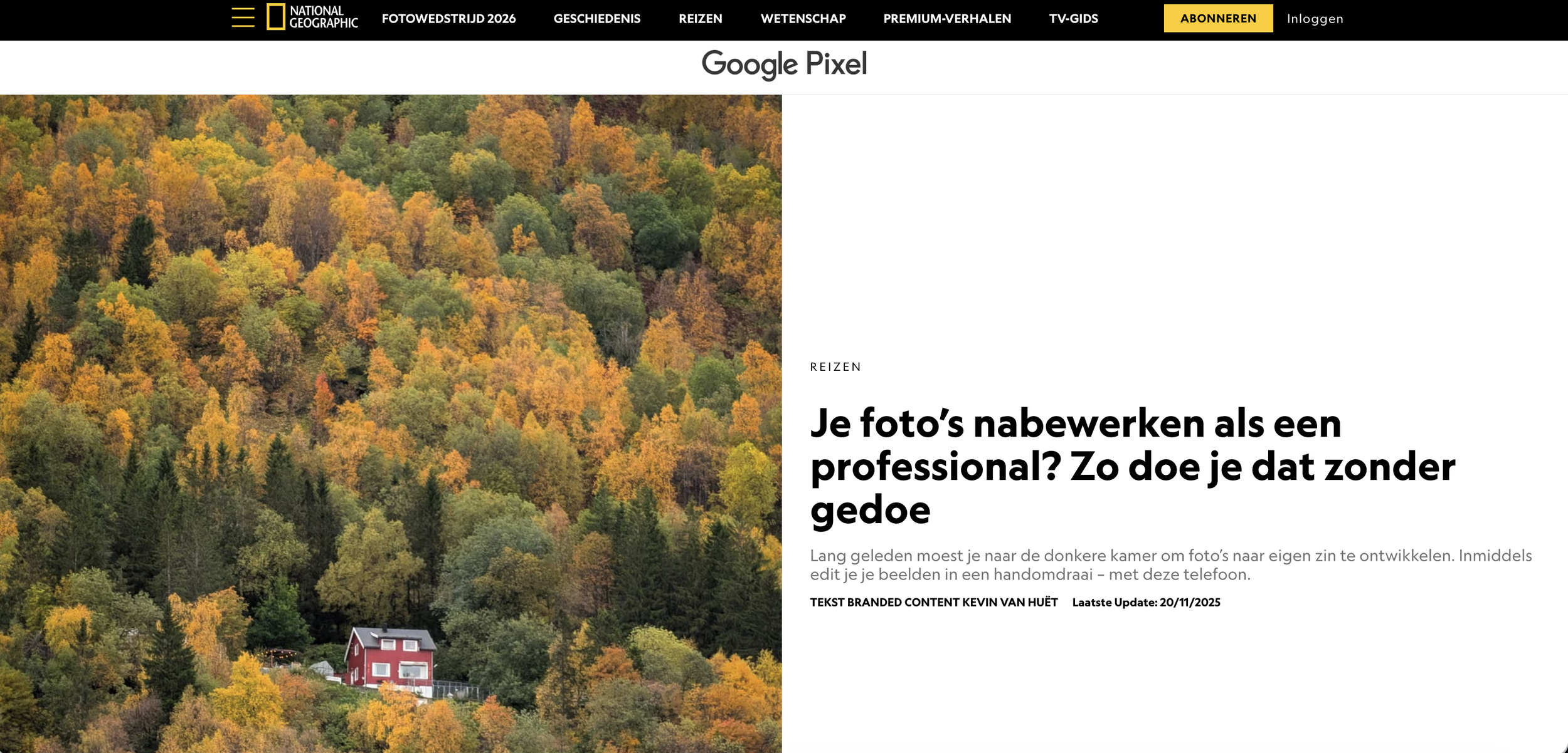 Online branded content article (click to read)