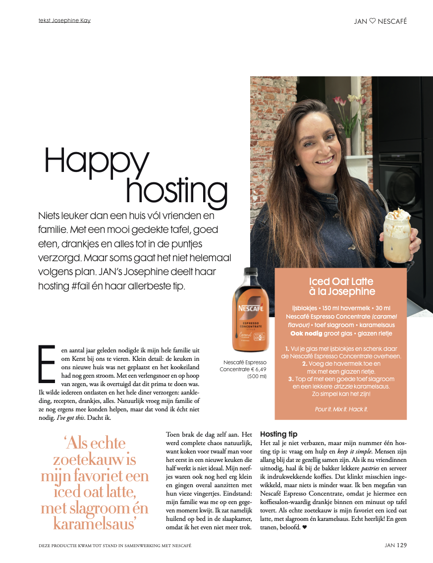 Print branded content article