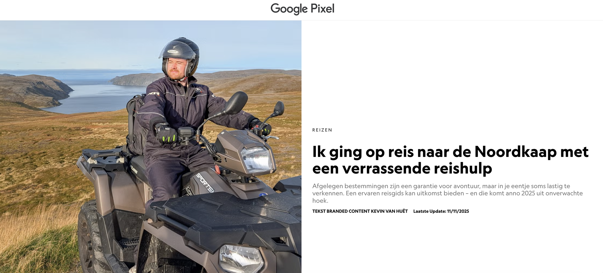 Online branded content article (click to read)