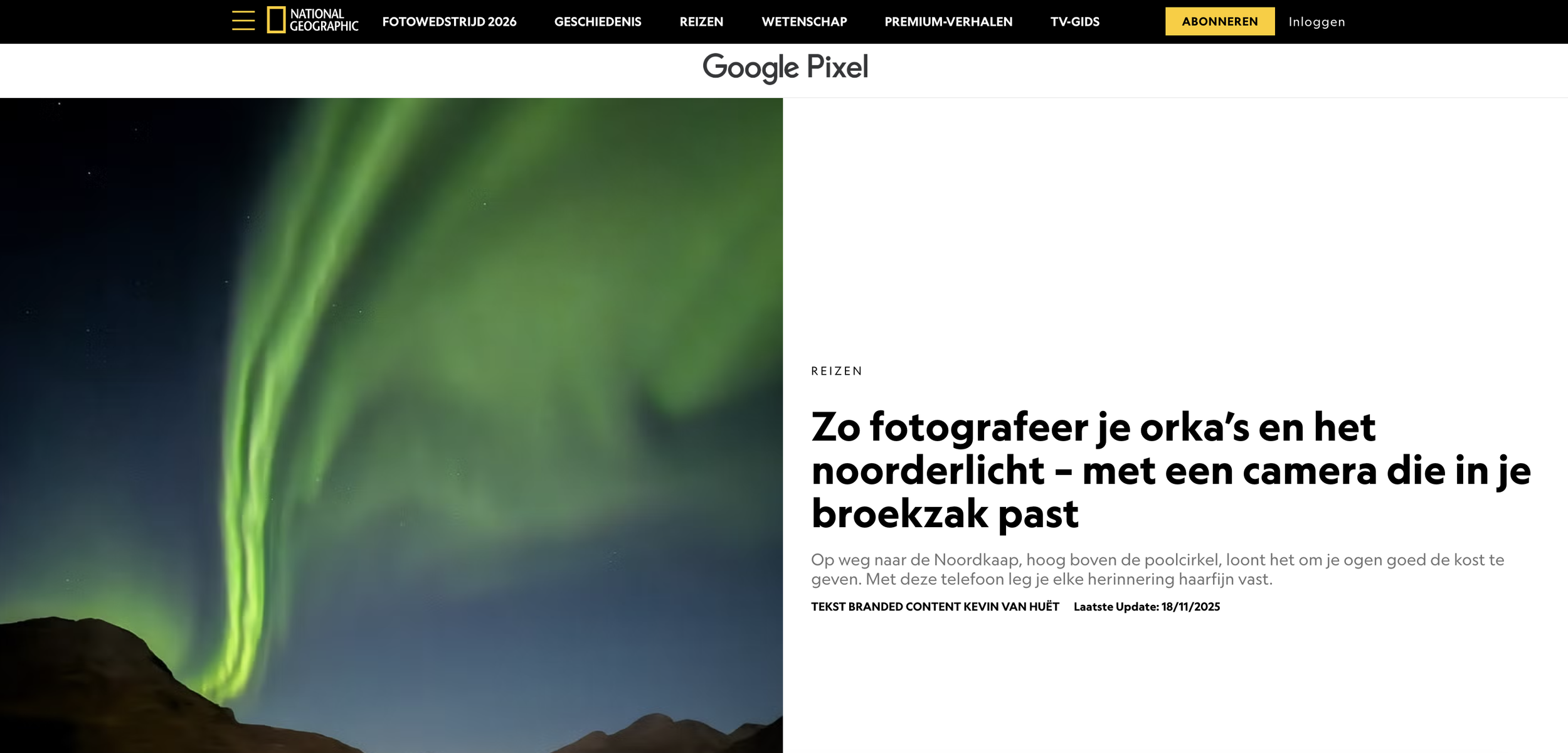 Online branded content article (click to read)