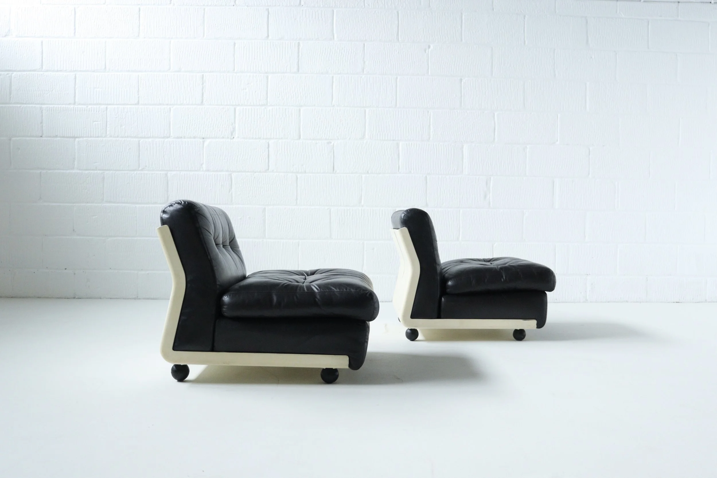 Set of 2 Amanta Lounge Chairs by Mario Bellini for C&B Italia