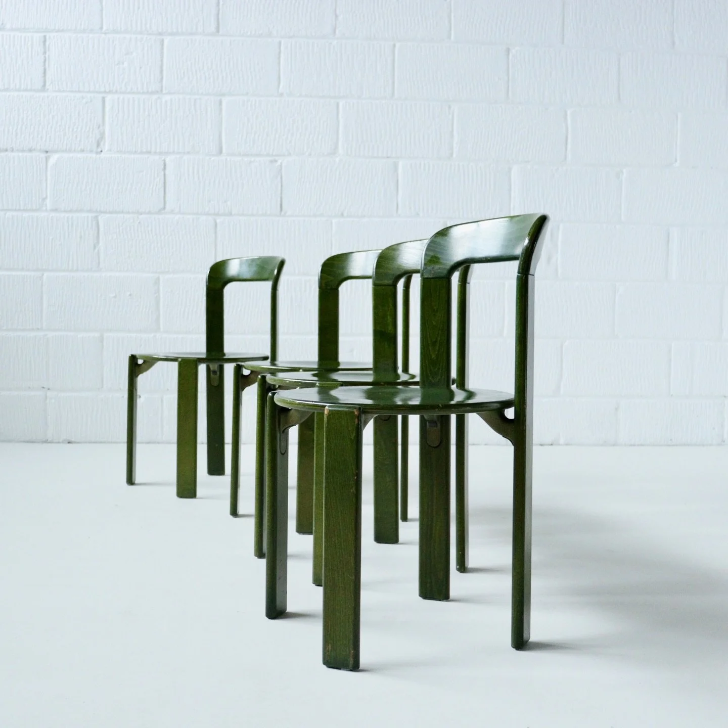 Set of 4 &lsquo;rey&rsquo; chairs by Bruno Rey for Kush&amp;co 

DM for price and more information