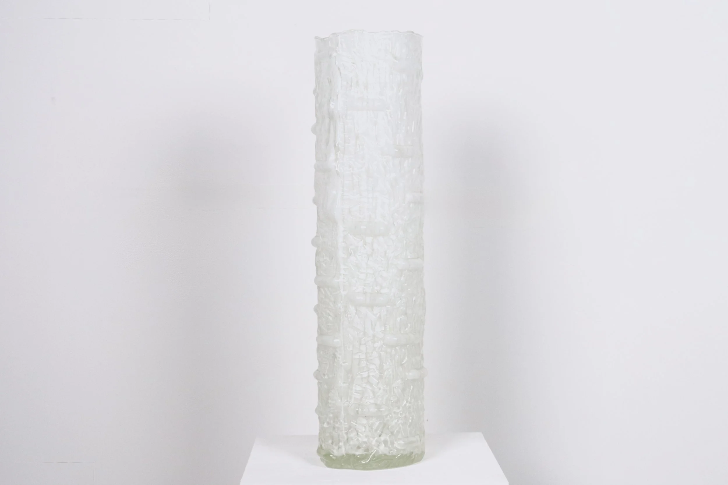 Large Hand-Blown Italian Vase – 1970s