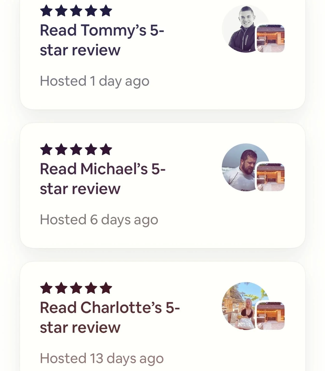 Yay!!! We&rsquo;ve had our first three reviews and they are all 5 star!⭐ ⭐️⭐️⭐️⭐️ we are so happy that everyone is loving The Hayloft as much as we do!! #thehayloftsomerset #hottub #coldplunge #sauna #wellnesssuite #airbnb #relax #thehayloft_somerset