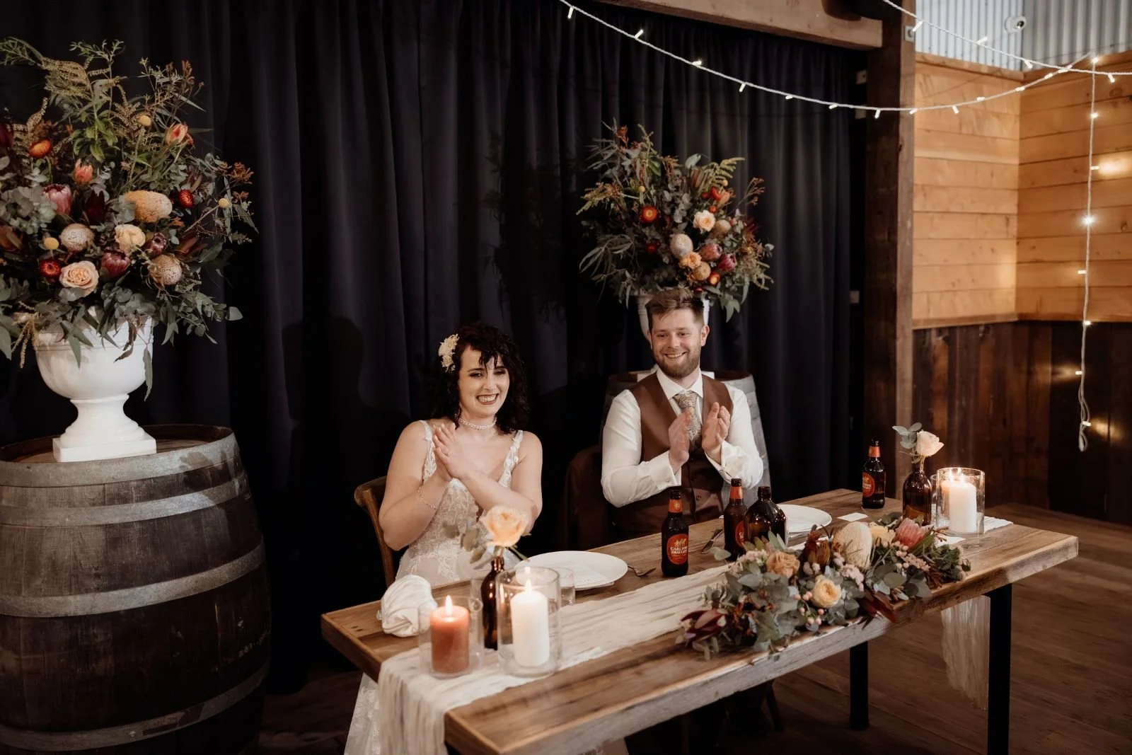 a sweetheart table gives you time to connect in the business of the day.