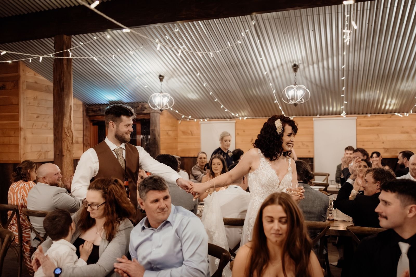 what life looks like from now on - wedding reception at The Shearing Shed