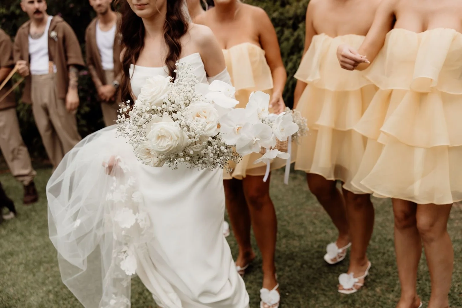 outfit details at wedding on Phillip Island at The Shearing Shed