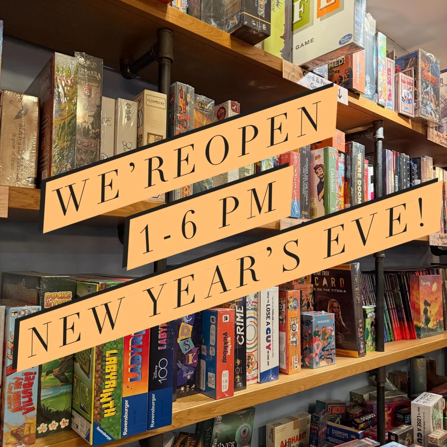 Open 1-6 pm today!

#flgs #boardgames #boardgamecafe #longisland