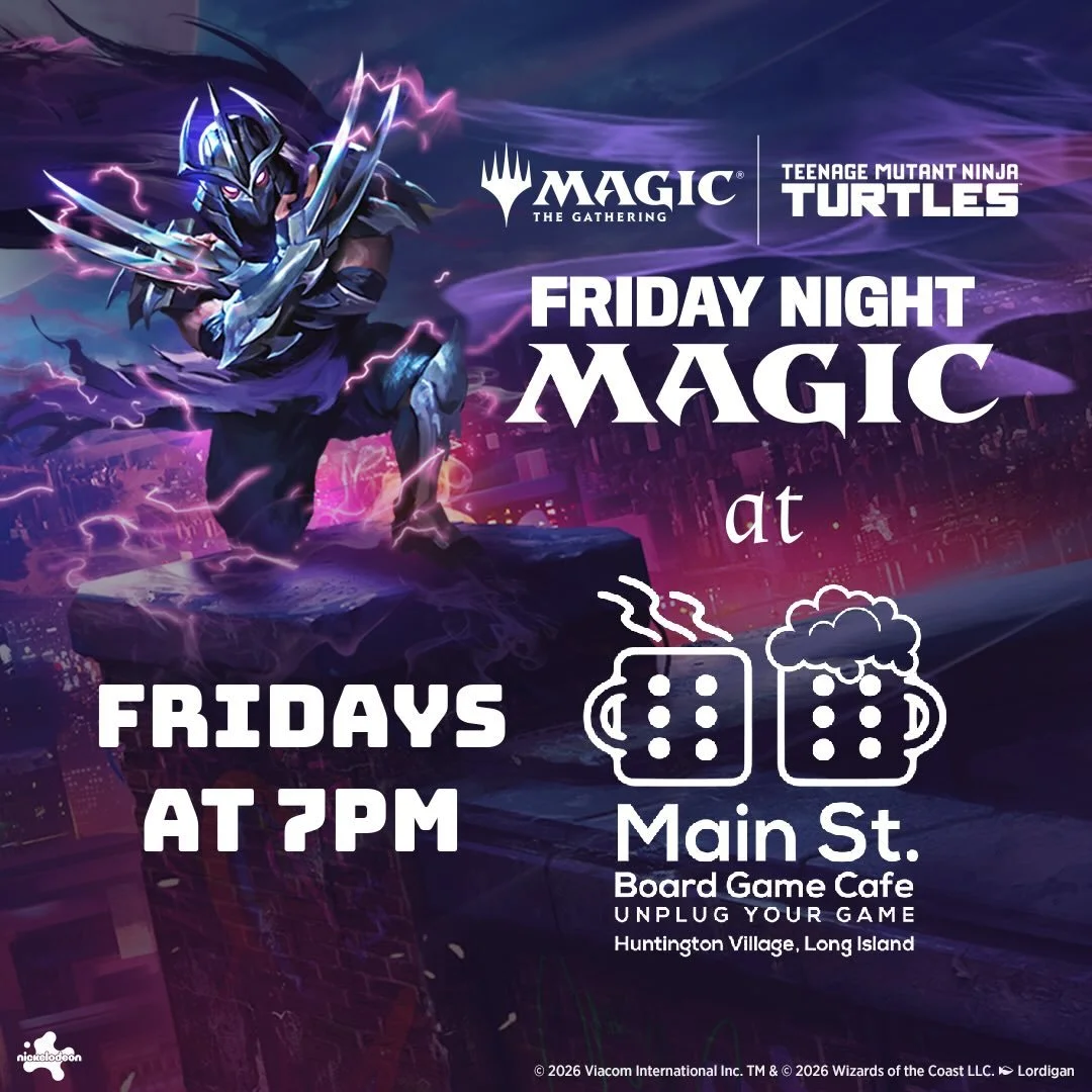 Friday Night Magic is tonight at 7 pm! Three packs to draft plus prizing! 

#fnm #tmnt #mtg #flgs #magicthegathering