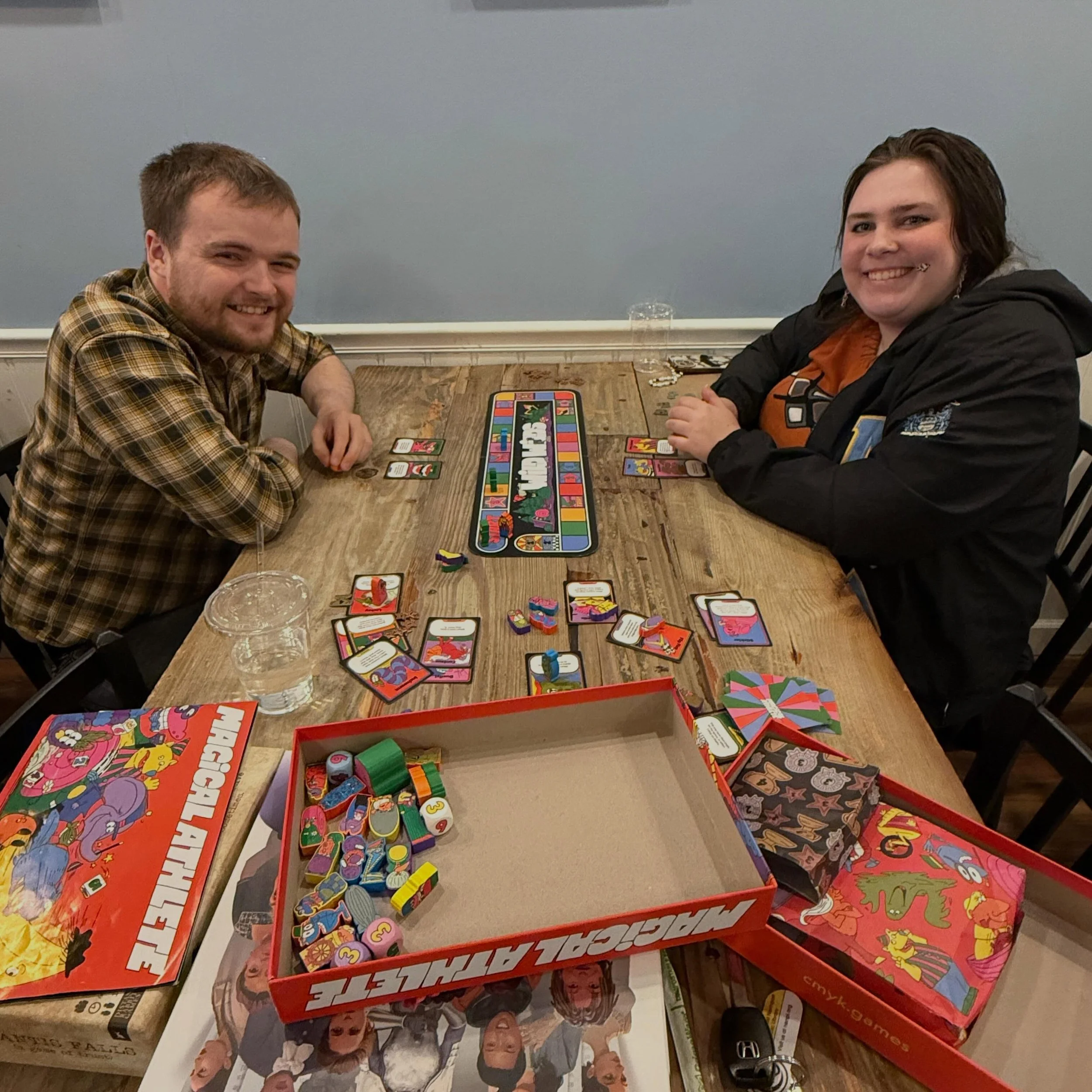 Playing Magical Athlete! 

#flgs #longisland #boardgames #magicalathlete