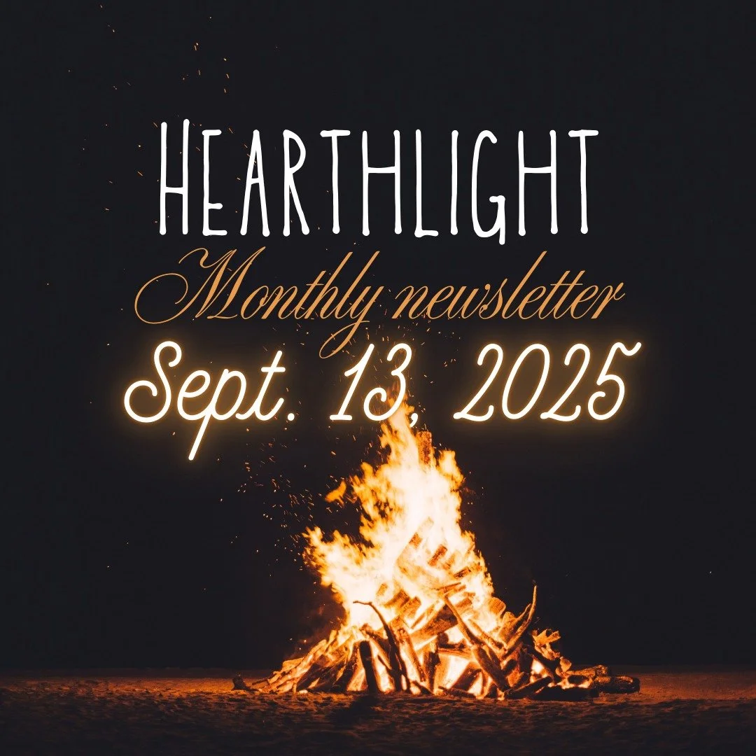 The first red leaf always feels like a small whisper: change is coming. I&rsquo;ve renamed my newsletter Hearthlight&mdash;a place for stories, poems, and the glow of home. The September issue honors my grandfather, John St. George. Want the ember in
