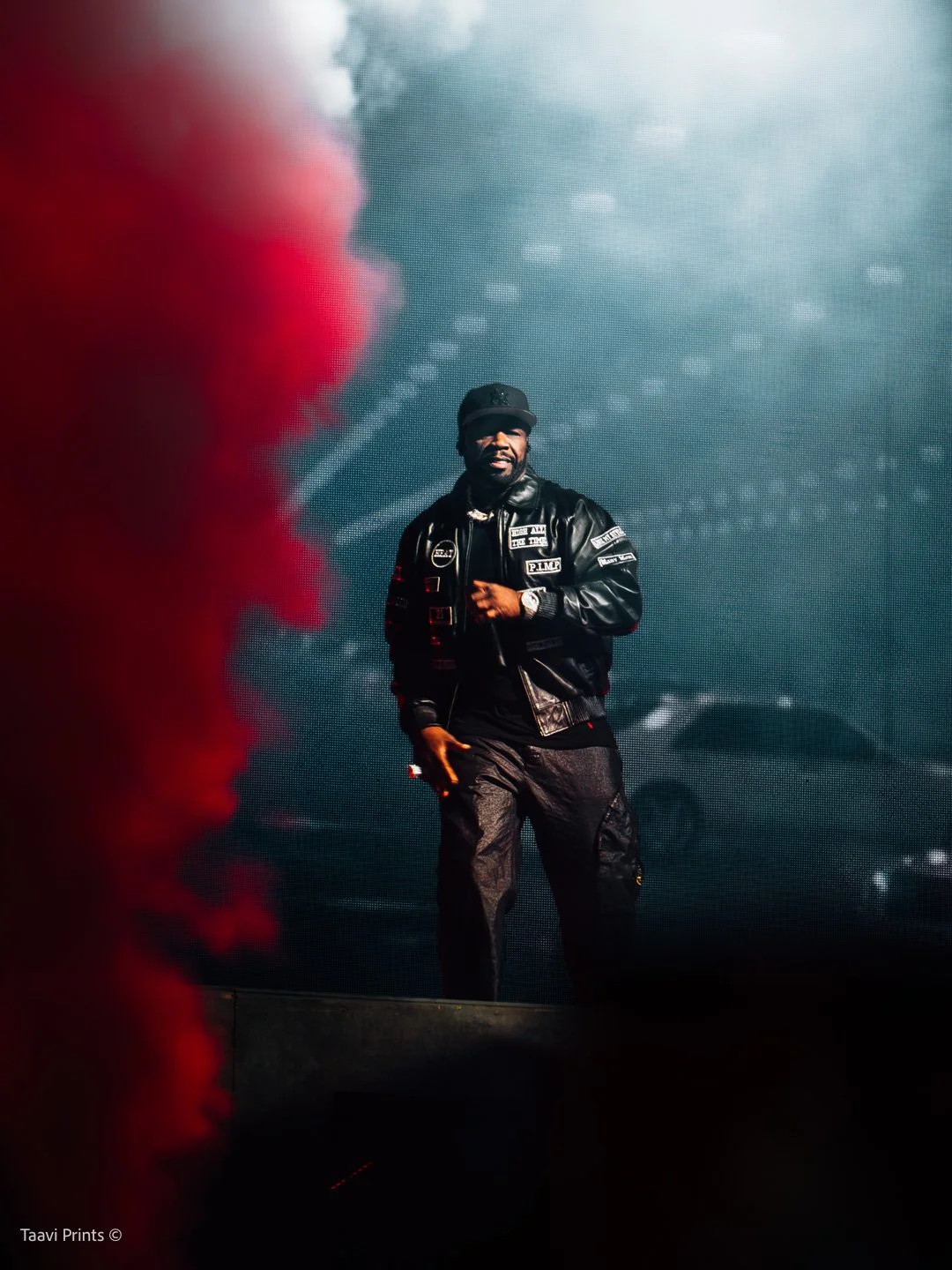 ürituste ja kontsertide pildistamine ja filmimine, 50 Cent