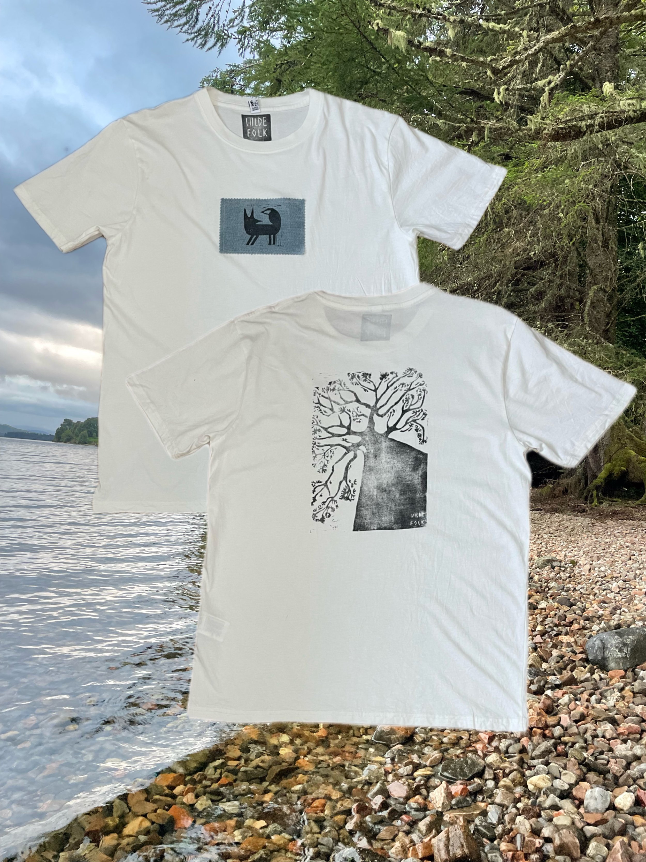 Fox & Tree T-Shirt - L
