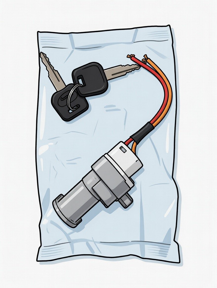 Key and Lock for Allegro 35Ah Battery