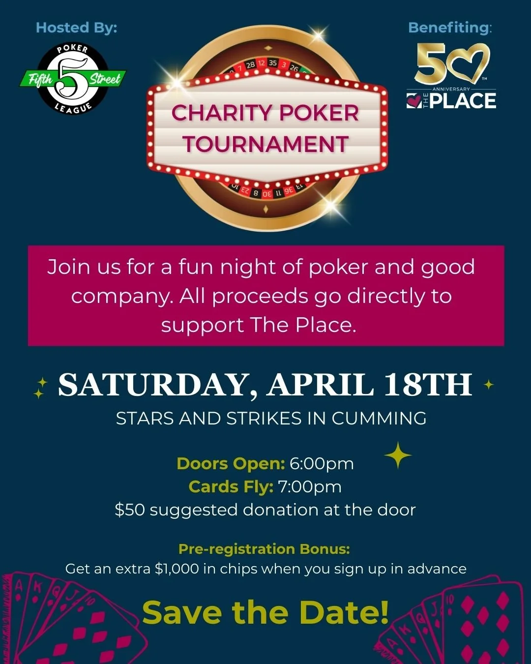 Poker Night at Stars and Strikes