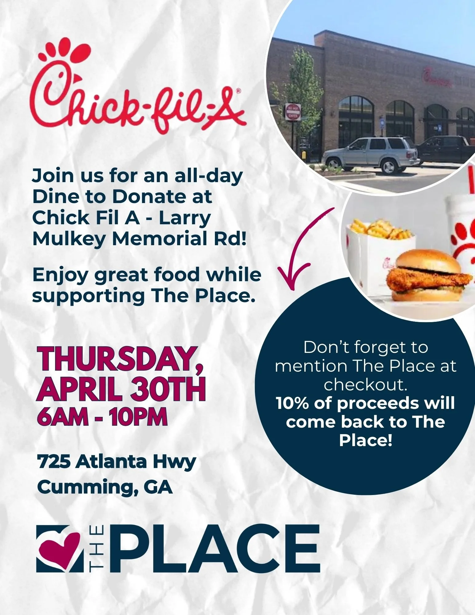 Chick Fil A Dine to Donate