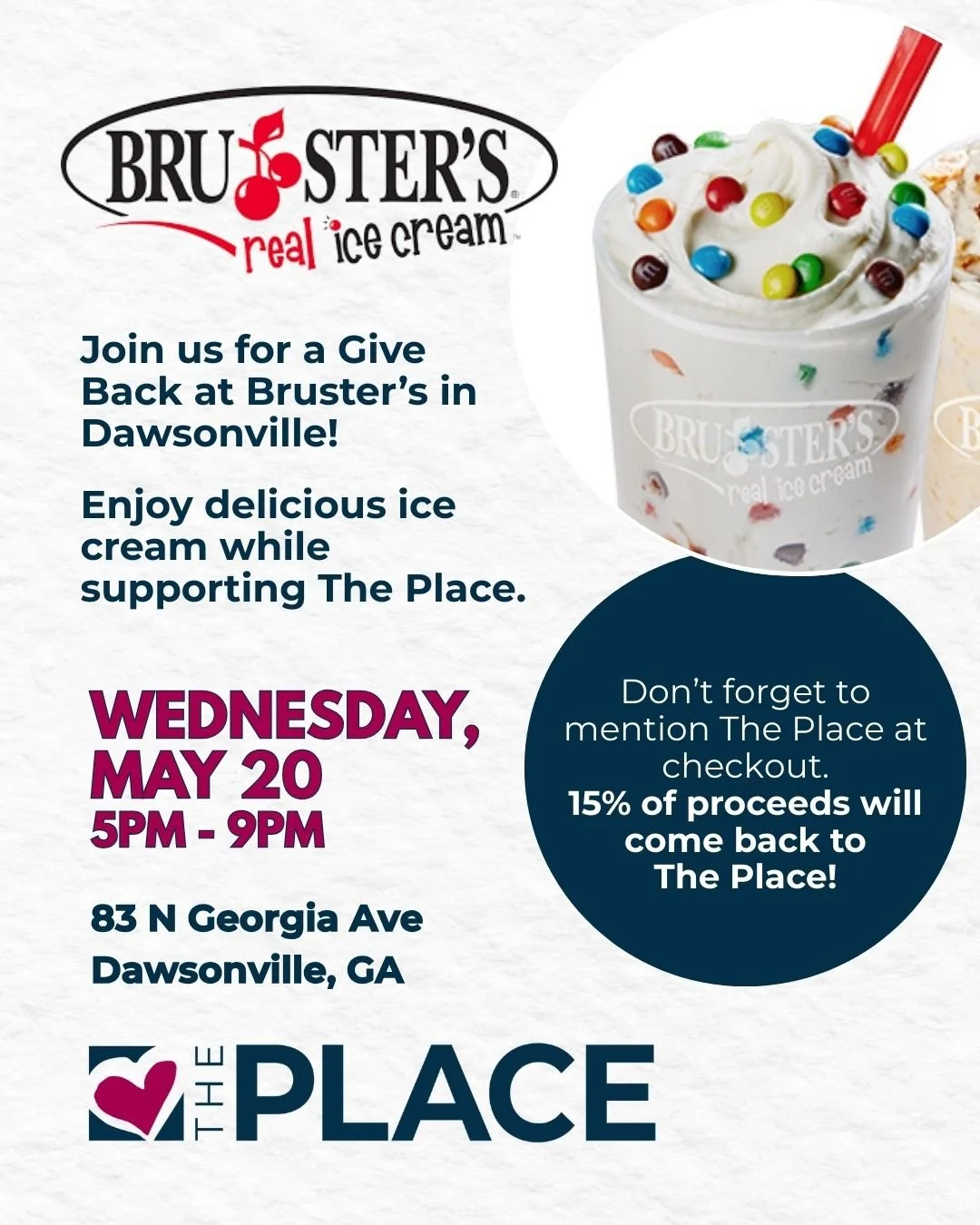 Bruster's Dine to Donate&nbsp;