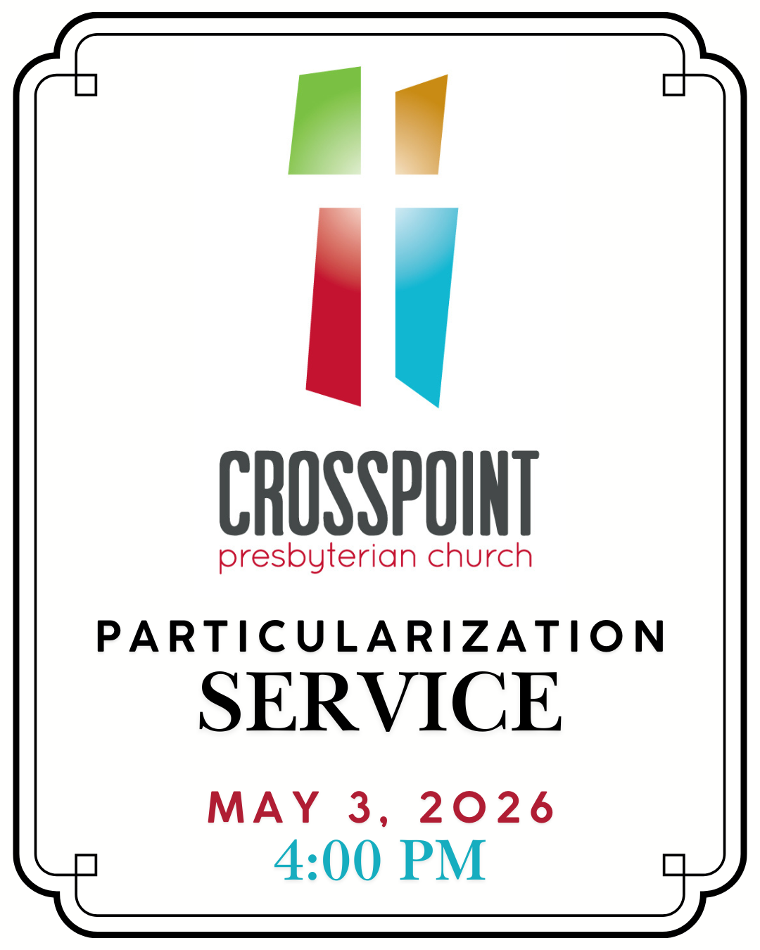 Congregational Meeting & Particularization Service