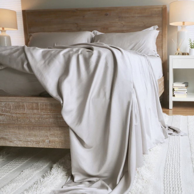 Simply Organic Bamboo delivers luxurious, sustainably sourced bedding made from viscose of organically grown bamboo. Their sheets are silky soft, breathable, and certified non-toxic: Designed to help you sleep better while living cleaner. These are h