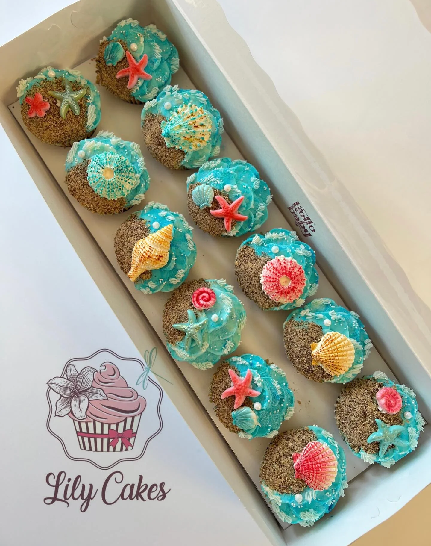 Enjoy the waves and the sand!🌊🏖️☀️

I absolutely loved this theme for welcoming two sweet little twins who are on their way! Congratulations!🍼🩷🩵🌊🐚

#lilycakestylertx #buttercream #cupcakes #beach #beachday