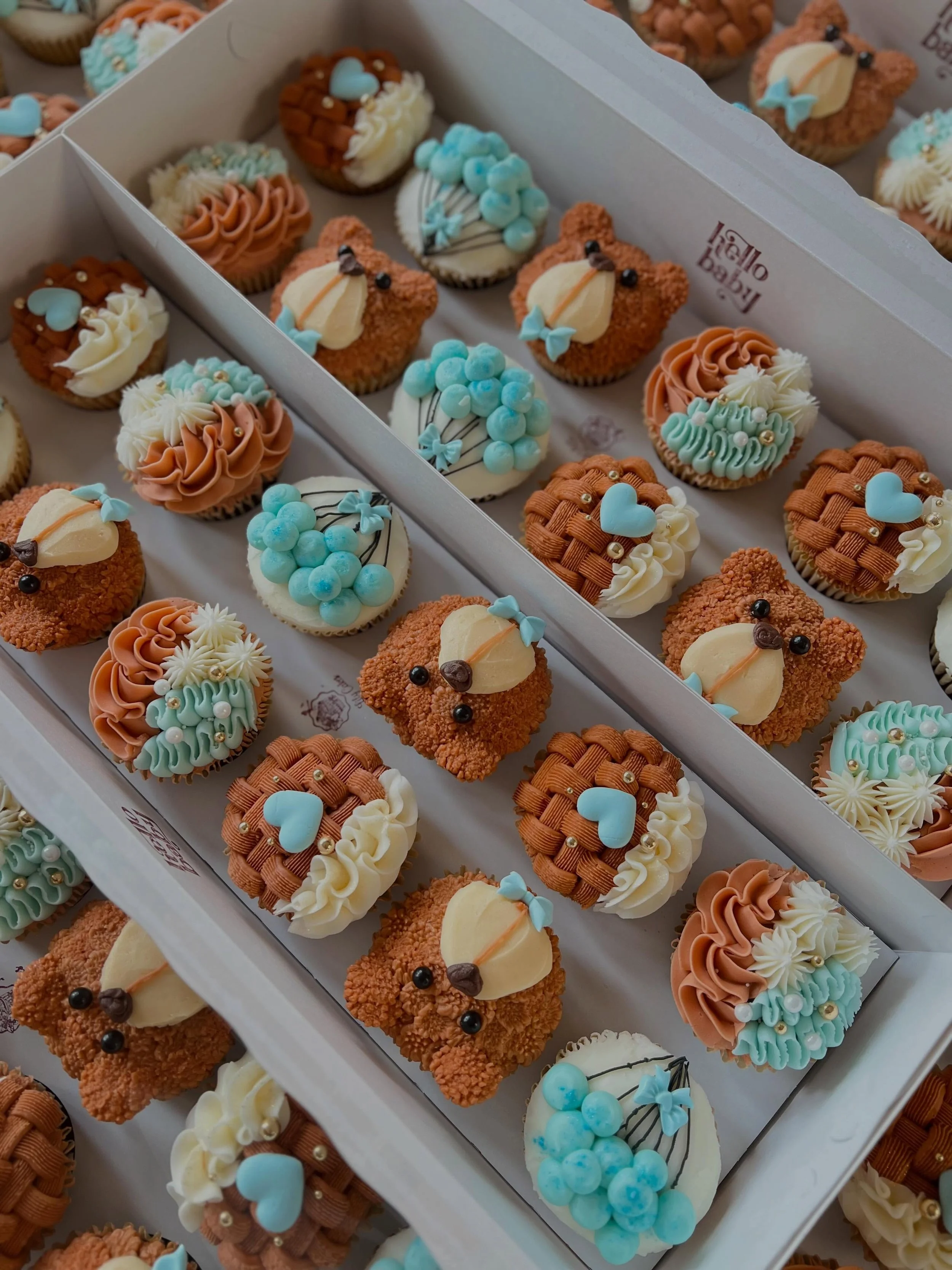 We can bearly wait!!🧸🩵🍼

Six dozen delivered today at The Claremore Tyler. Thank you so much, Misty, for another beautiful order; it&rsquo;s always a pleasure. Welcome, sweet baby.🩵🧸

#lilycakestylertx #buttercream #cupcakes #wecanbearlywait #fl