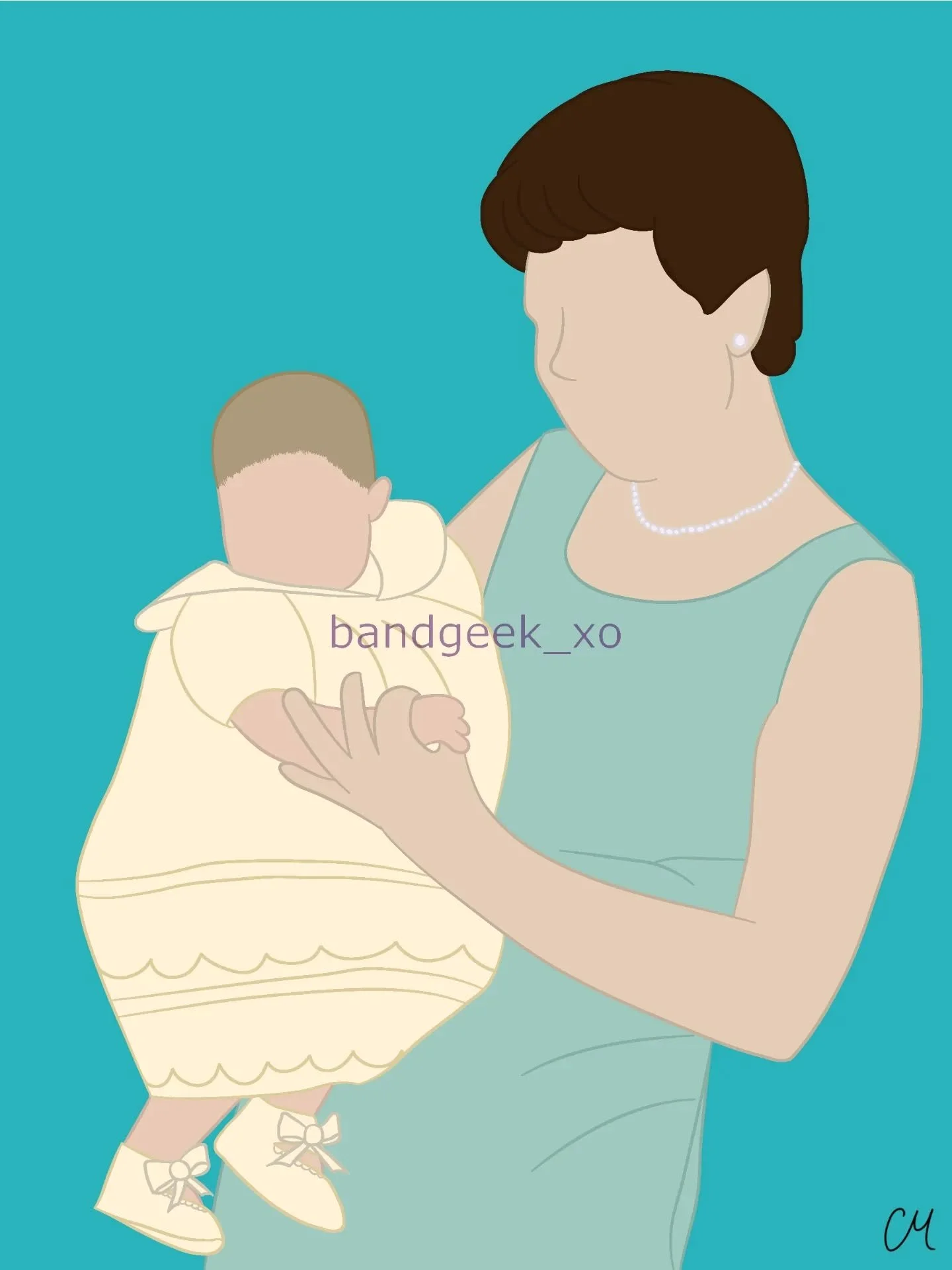 Commission - C's Christening
Digital illustration 
.
.
.
#bandgeek_xo #glasgow #scotland #art #artist #photooftheday #illustration #design #drawing #artwork #digitalart #picoftheday #artoftheday #instaartist #instaart #portrait #artsy #artistsoninsta