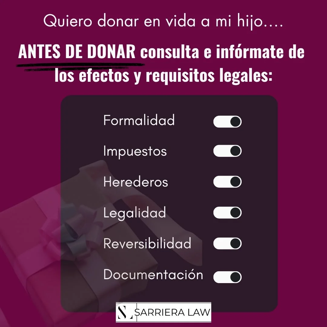 Antes de donar, evita estos errores:
❌ No documentar correctamente la donaci&oacute;n
❌ No considerar implicaciones contributivas
❌ Donar sin evaluar impacto en herederos
❌ Pensar que se puede &ldquo;revertir f&aacute;cilmente&rdquo;

Una donaci&oacu