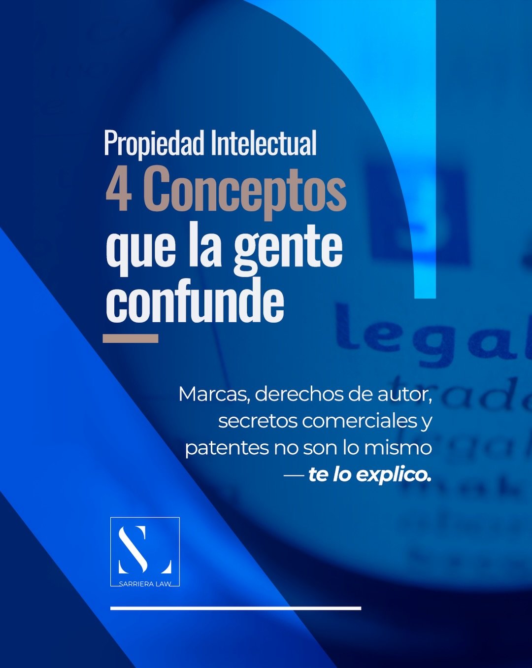 Tu marca, tus creaciones, tus procesos y tus ideas no se protegen de la misma manera y pueden ser activos sumamente valiosos dentro de una empresa o negocio. 🔐

Identificar correctamente qu&eacute; activo tienes es el primer paso para escoger la pro