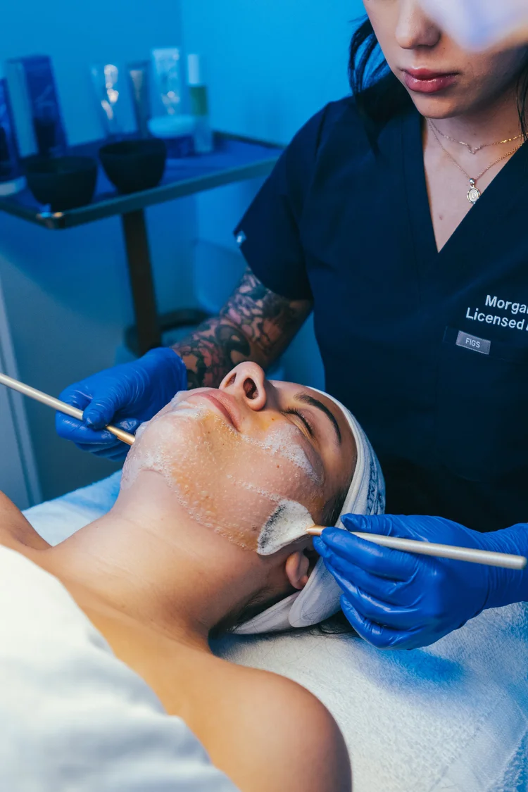 Facial treatment at Infinite Med Spa